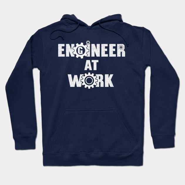 Engineer at Work Hoodie by FunawayHit